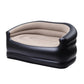 Veyron 2-Seater Outdoor Air Sofa Inflatable Couch Two-Seater Lounge Chair with Pump Blow Up Couches - Coffee