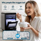 Devanti Ice Maker Machine 20kg Chewable Nugget Ice Countertop with Self Cleaning