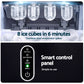 Devanti Ice Maker Portable Ice Machine Countertop Bullet Cube 12KG Black