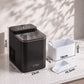 LUVIMO 15kg Ice Maker Machine Double Open Cover Deep Clean - Black