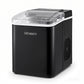 Devanti Ice Maker Machine Portable 12kg Countertop with Self Cleaning 1.2L Black