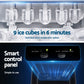 Devanti Ice Maker Machine Portable 12kg Countertop with Self Cleaning 1.2L Black