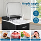 Devanti Ice Maker Machine Portable 12kg Countertop with Self Cleaning 1.2L Black