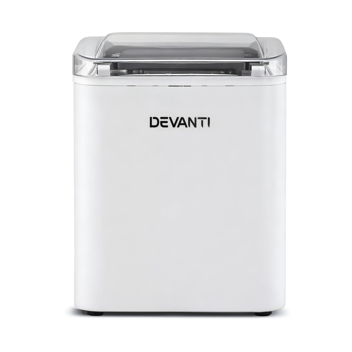 Devanti Ice Maker Machine Portable 12kg Countertop with Self Cleaning 1.2L White