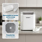 Devanti Ice Maker Machine Portable 12kg Countertop with Self Cleaning 1.2L White