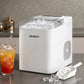 Devanti Ice Maker Machine Portable 12kg Countertop with Self Cleaning 1.2L White