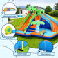 Factory Buys Kids Inflatable Pool Water Double Slide Park Jumping Castle 465X430CM