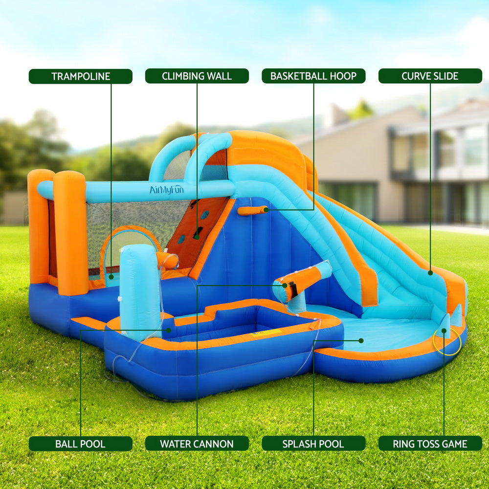 Factory Buys Kids Inflatable Pool Water Slide Park Jumping Castle Bounce 382X381CM