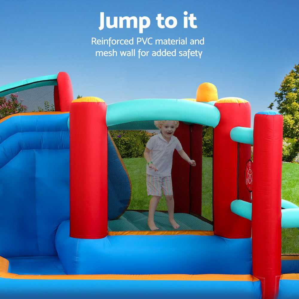 Factory Buys Kids Inflatable Water Slide Splash Pool Park Jumping Castle Bounce 615X322CM