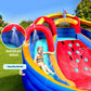Factory Buys Kids Inflatable Pool Water Slide Cannon Splash Park Toss Game 408X386CM