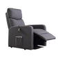 Odin Luxury Recliner Electric Massage Chair with Heat Function - Grey