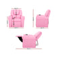 Percy Kids Recliner Chair Linen Soft Sofa Lounge Couch Children Armchair - Pink