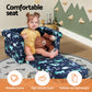 Phineas Kids Convertible Armchair Kids Sofa Children Flip Open Couch Lounger Armchair Soft - Navy