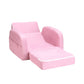 Phineas Kids Convertable Armchair Children Flip Open Couch Lounger Armchair Soft - .Pink