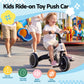 Tricycle Bike, Kids Bike with 3 wheels, Carbon Steel 70cm White