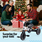 Tricycle Bike, Kids Bike with 3 wheels, Carbon Steel 70cm White