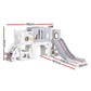 Kids Slide Swing Set Ball Hoop Rings Football Outdoor Toys