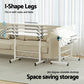 Artiss Laptop Desk Table Adjustable 80cm White