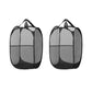 Set of 2 Laundry Basket Hamper Foldable Black