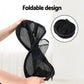 Set of 2 Laundry Basket Hamper Foldable Black