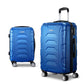 Set of 2 20-28" Luggage with TSA Lock Spinner Carry On Hard Shell Travel Suitcase Luggage Case - Blue
