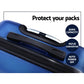 Set of 2 20-28" Luggage with TSA Lock Spinner Carry On Hard Shell Travel Suitcase Luggage Case - Blue