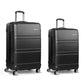 Set of 2 20-28" Luggage with TSA Lock Spinner Travel Suitcase Carry On Hard Shell Luggage Case - Black
