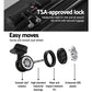 Set of 2 20-28" Luggage with TSA Lock Spinner Travel Suitcase Carry On Hard Shell Luggage Case - Black