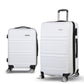 20" 28" Luggage with TSA Lock Spinner Travel Suitcase Carry On Hard Shell Luggage Case - White