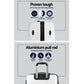 20" 28" Luggage with TSA Lock Spinner Travel Suitcase Carry On Hard Shell Luggage Case - White