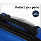 20" 24" 28" Luggage with TSA Lock Spinner Travel Suitcase Carry On Hard Shell Luggage Case - Blue