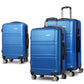 20" 24" 28" Luggage with TSA Lock Spinner Travel Suitcase Carry On Hard Shell Luggage Case - Blue