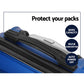 20" 24" 28" Luggage with TSA Lock Spinner Travel Suitcase Carry On Hard Shell Luggage Case - Blue