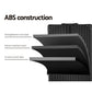 28" Luggage with TSA Lock Stainless Steel Wrapped Corners Hard Shell Travel Suitcase Luggage Case - Black