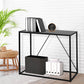 2-Tier Console Table Office Furniture - Black