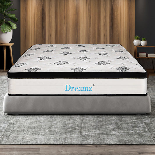 Elisa 30cm Mattress Spring Premium Top Foam Medium Firm - King