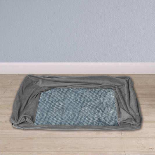 LARGE Dog Beds Pet Sofa Bedding Soft Warm Replacement Cover - Grey
