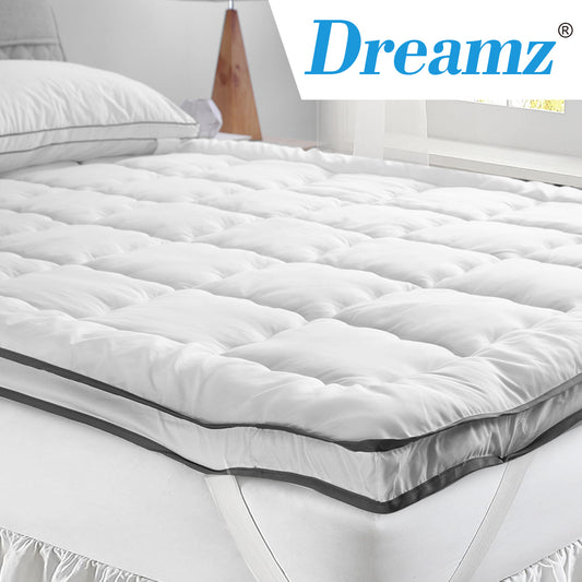 QUEEN Bedding Luxury Pillowtop Mattress - White