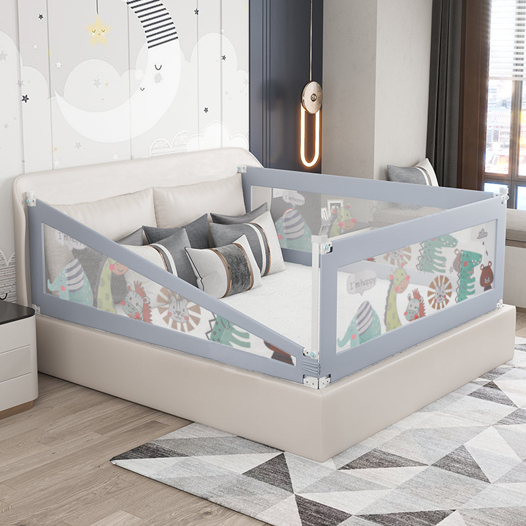 Kids Baby Safety Bed Rail Adjustable Folding Child Toddler Protect - Small