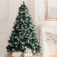 6ft 1.8m 900 Branches Snow Flocked Christmas Tree