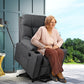 Medea Recliner Chair Electric Lift Chair Armchair Lounge Fabric USB Charge - Grey