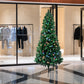 7ft 2.1m 400 LED Pre lit Slim Pencil Christmas Tree
