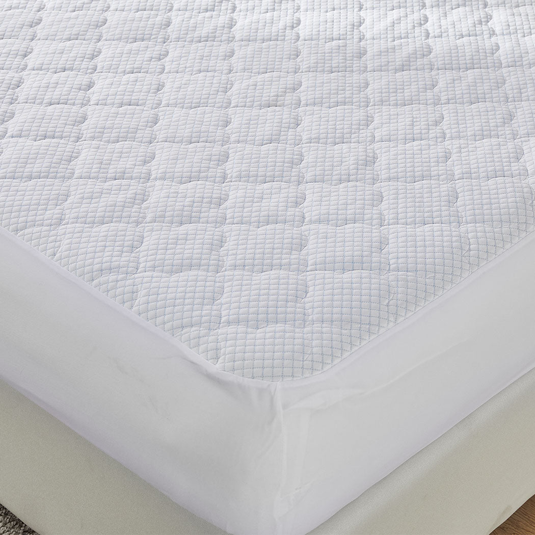 DOUBLE Mattress Protector Cool - White