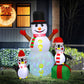 Snowman LED Christmas Inflatable Lights - 1.8M