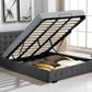 Sardon Bed & Mattress Package with 32cm Mattress - Dark Grey King
