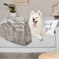 Dog Blanket Pet Cat Mat Puppy Warm Soft Plush Washable Reusable - Brown Large