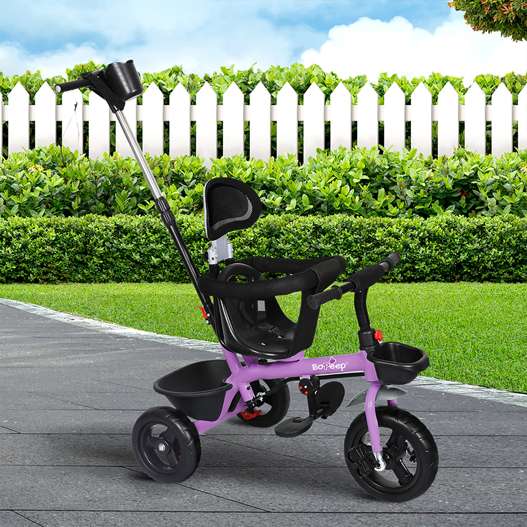 Kids Tricycle Ride On Trike Toddler - Purple