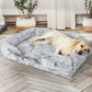 LARGE Dog Beds Pet Orthopedic Sofa - Grey