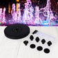 Solar Powered Water Fountain Power Floating Kit Garden Pond Pool Bird Led Colour