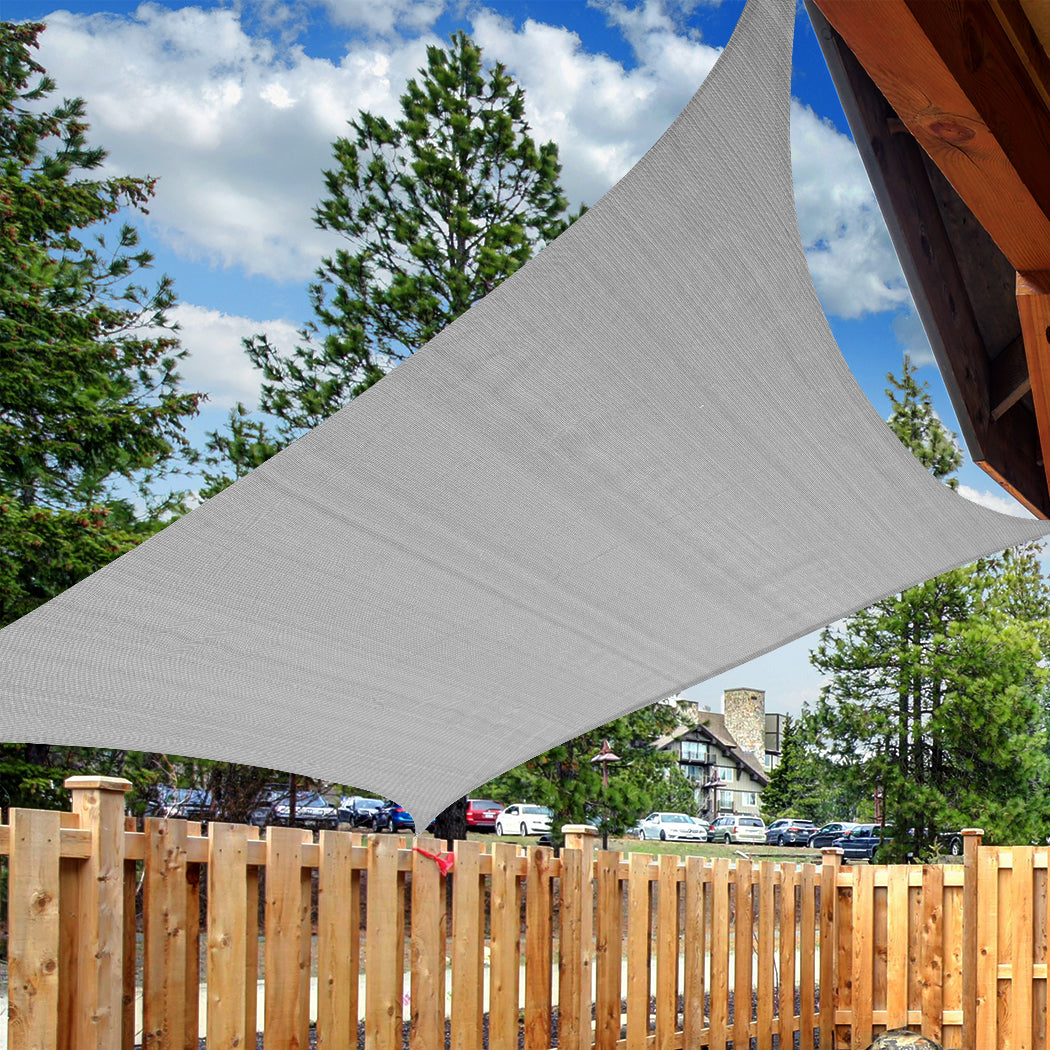 Mountview Sun Shade Sail Cloth Canopy Grey